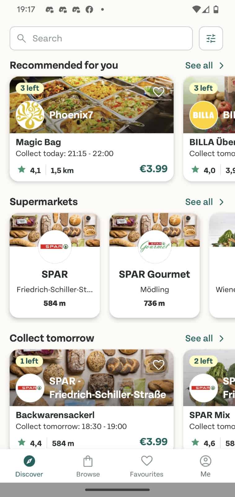 Inside the too good to go app